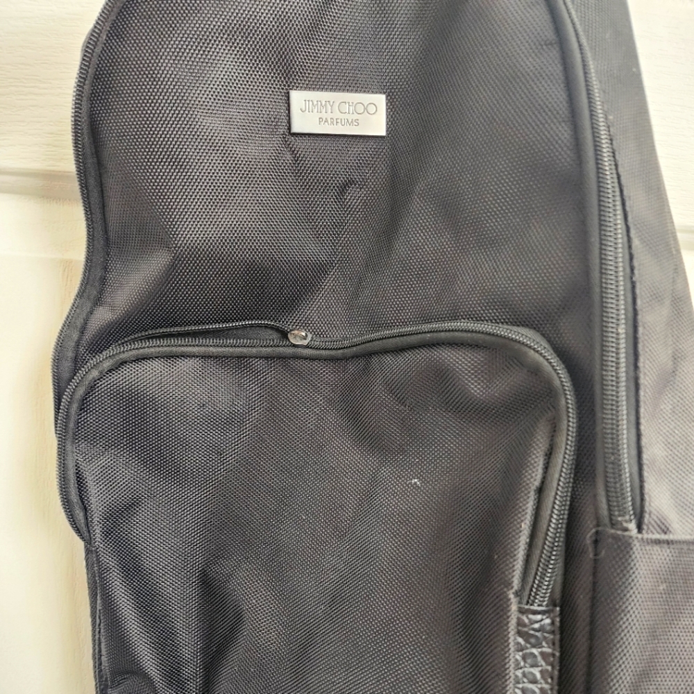Black Jimmy Choo backpack